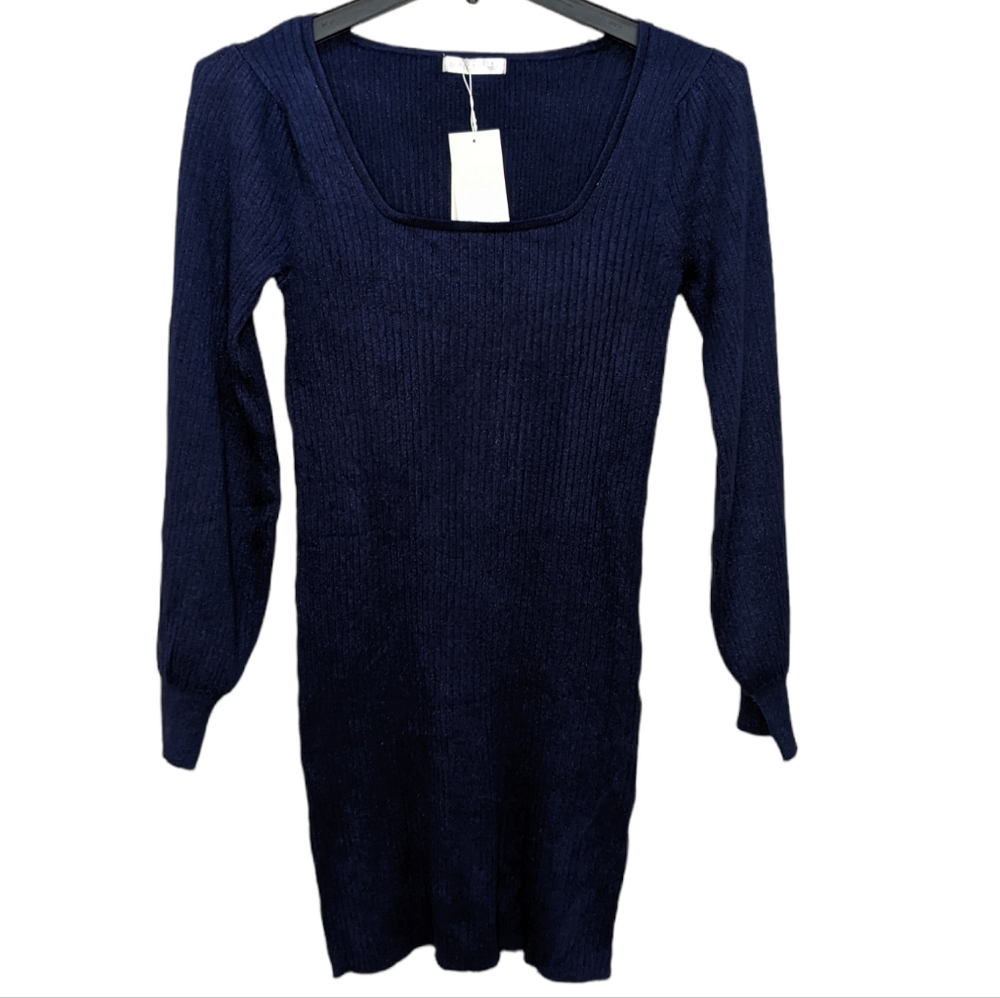 Blue Orchid Long Sleeve Dress Blue Size S New With Tags s9016am12bo